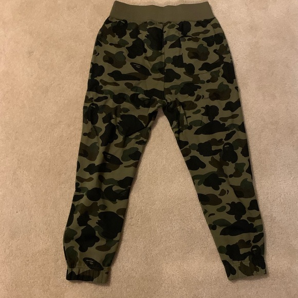 Bape OG Green Camo Joggers / Sweatpants - Picture 2 of 6